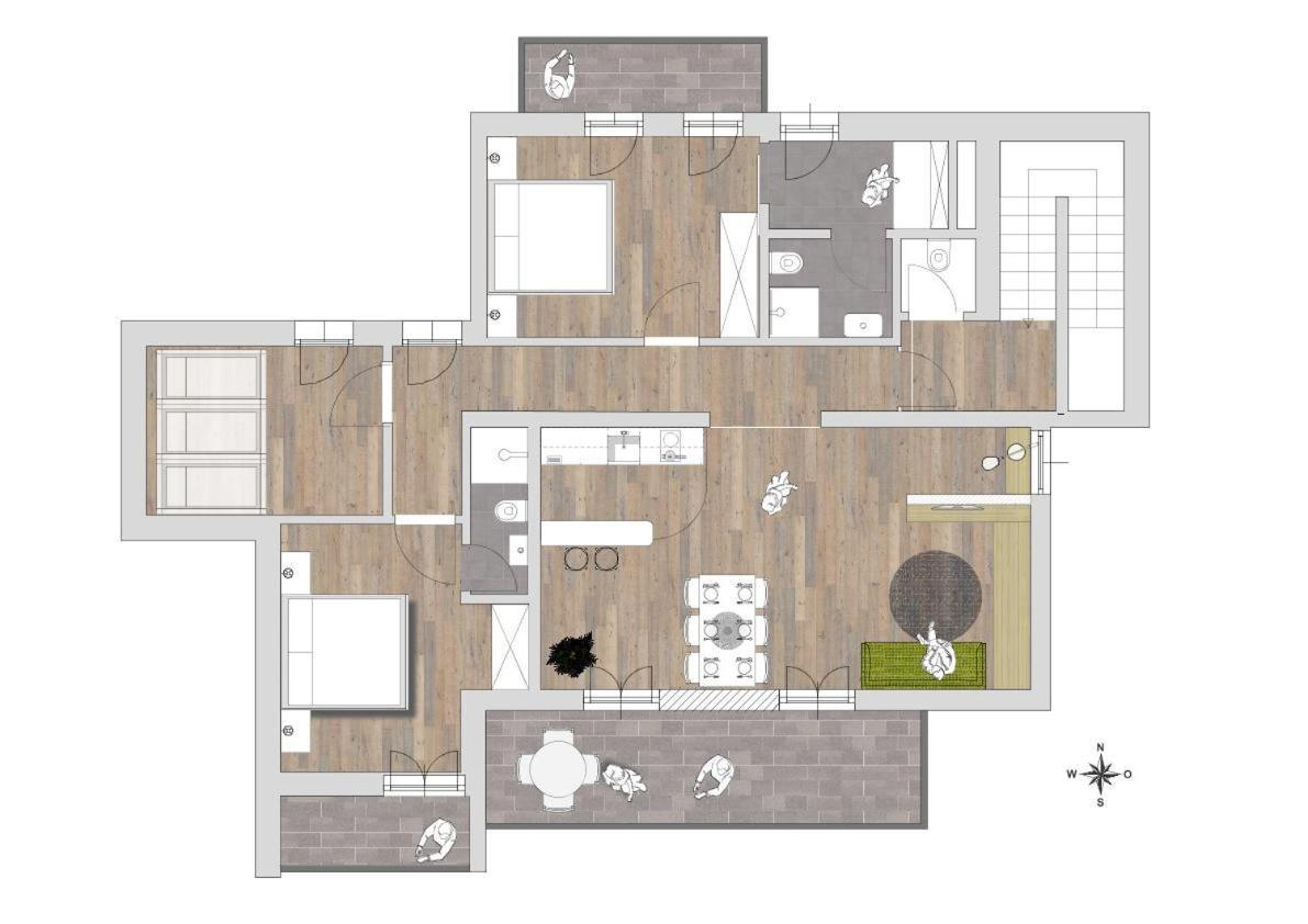 Ferienwohnung Ferienwohungen Gamper Dorf Tirol Exterior foto