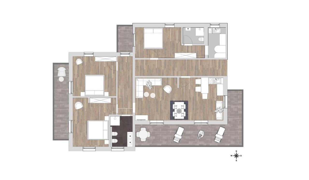 Ferienwohnung Ferienwohungen Gamper Dorf Tirol Exterior foto